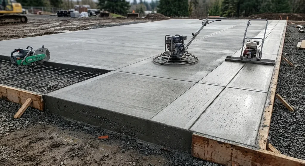 concrete slab Everett WA