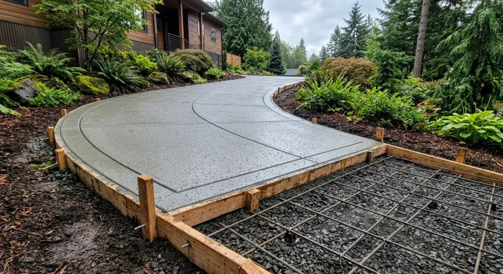 concrete walkway Everett WA