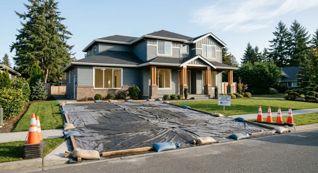 pouring concrete Everett WA