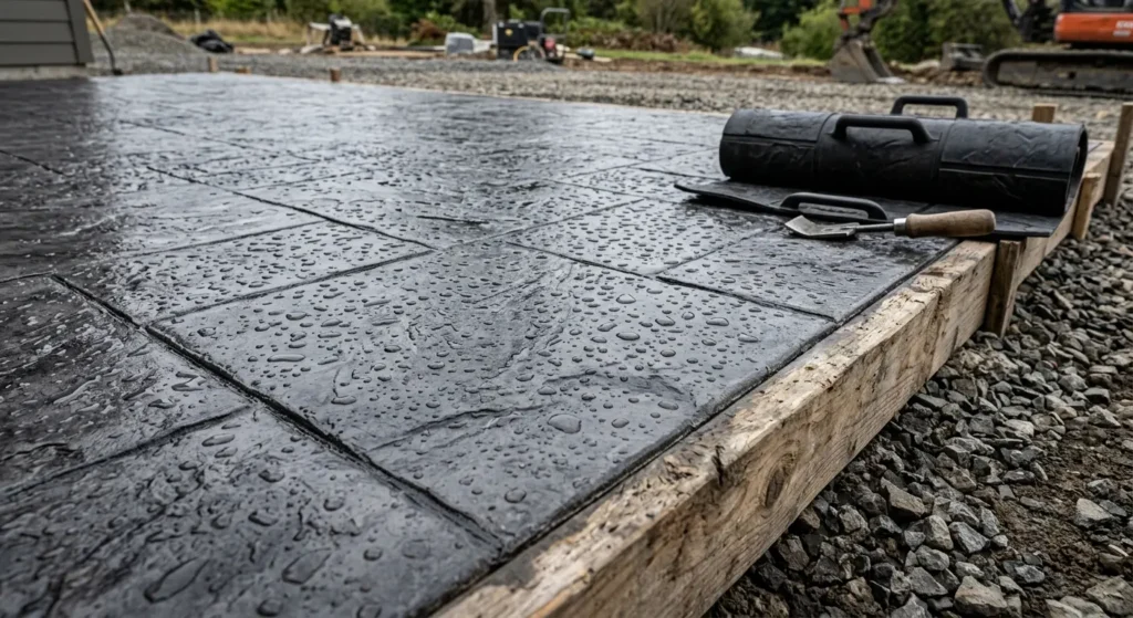 stamped concrete Everett WA